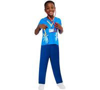 Bristol Novelty Kids Nurse Costume Set - Blue - 7-8 Years - Blue