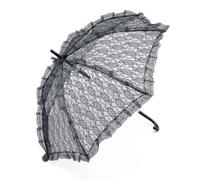 Bristol Novelty Lace ParasolOne Size Black BN2192