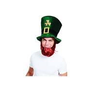 Bristol Novelty MB100 Leprechaun Beard, Men, Ginger, Adult Fancy Dress Accessory Halloween