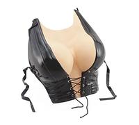Bristol Novelty MD019 Pamela Anderson Chest and Basque, Womens, Black/Beige, One Size Halloween