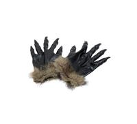 Adults Big Bad Wolf Werewolf Claws Gloves Paws Pair Halloween Fancy Dress Hands