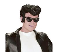 Bristol Novelty Mens Greaser WigOne Size Black BN1494