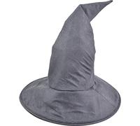 Bristol Novelty Men's Halloween Fancy Dress Party Wizard Medieval Gandalf Hat Grey UK