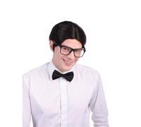 Bristol Novelty Mens Nerd WigOne Size Black BN476
