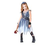 Miss Halloween Gothic Costume Bristol Novelty Cobalt 5-6 Years