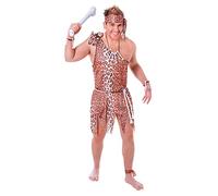 Bristol Novelty AC011 Caveman Costume, Adult, Brown Halloween Halloween