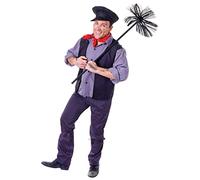 Victorian Chimney Sweep Costume Adults Mens Fancy Dress Outfit