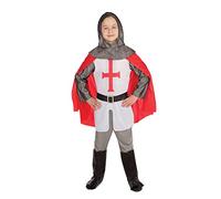 Child Multicolor Crusader Boy Costume Set (Small) - Perfect for Parties, Dress-Up, Halloween, Medieval & Knights, World & Culture, World Book Day, & Cosplay Fun Halloween Halloween