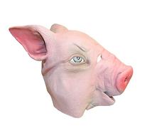 Bristol Novelty Pig Overhead Mask, Pink, One Size (Artwork, General Party, Unisex-Adult) Halloween, World Book Day