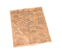 Bristol Novelty Pirate Treasure Map - Brown - Brown - One Size