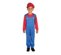 Bristol Novelty Plumbers Mate Boy Costume, Blue, red 6-8 Years