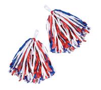 Bristol Novelty Pom Poms (Pair) - Red/White/Blue - Red/White/Blue - One Size