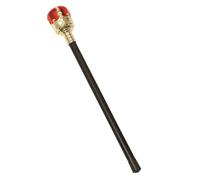 Bristol Novelty Royal SceptreOne Size Black/Gold Red BN1668