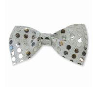 Bristol Novelty Sequin Bow Tie - Silver - Silver - One Size