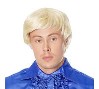 Adults Short Side Parting Blonde TV 80's 90's Theme Fancy Dress Accessory Wig