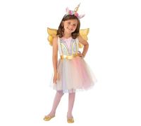 GEN - SPARKLING UNICORN - FANCY DRESS COSTUME (SIZE: 5-6) Unisex Costumes NEW
