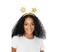 Bristol Novelty Star Bopper Headband - Gold - One Size - Gold