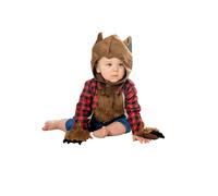Bristol Novelty Toddler Werewolf Costume - Brown - 2-3 Years - Brown