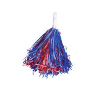 Bristol Novelty Tricolour Pom Pom - Red/White/Blue - Red/White/Blue - One Size