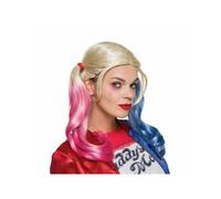Bristol Novelty Unisex Adult Harley Quinn WigOne Size Cream/Pink/Blue BN5388
