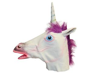 Bristol Novelty Unisex Adult Latex Unicorn Mask