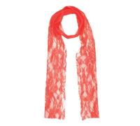 Bristol Novelty Unisex Adults 80s Lace Scarf - Orange - Orange - One Size
