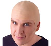 Bristol Novelty Unisex Adults Bald Head CapOne Size Beige BN143