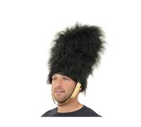 Bristol Novelty Unisex Adults Bearskin Hat - Black - One Size - Black - 100% Faux Fur