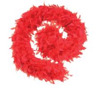 Bristol Novelty Unisex Adults Budget Feather Boa - Red - Red - One Size