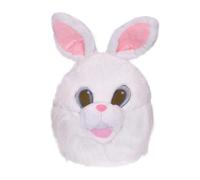 Bristol Novelty Unisex Adults Bunny Mascot Mask - White - White - One Size