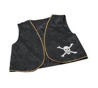 Bristol Novelty Unisex Adults Distressed Pirate Waistcoat - Black - Black - One Size