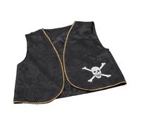 Bristol Novelty Unisex Adults Distressed Pirate Waistcoat - Black - Black - One Size