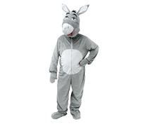 Bristol Novelty Unisex Adults Donkey Costume / One Size Grey/White BN408