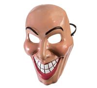 Bristol Novelty Unisex Adults Female Evil Grin Mask - Beige/Red - Beige/Red - One Size