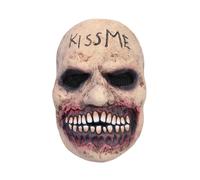 Bristol Novelty Unisex Adults Grimace Kiss Me Latex MaskOne Size Nude/Red BN270
