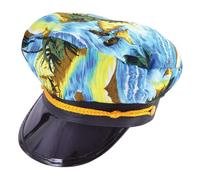 Bristol Novelty Unisex Adults Hawaiian Captain Hat - Multicoloured - One Size - Multicoloured