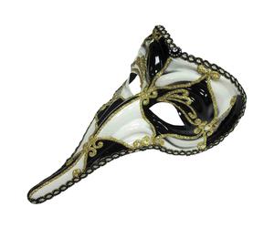 Bristol Novelty Unisex Adults Loki MaskOne Size Black/White/Gold BN1759
