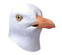 Bristol Novelty Unisex Adults Seagull MaskOne Size White/Orange BN1015