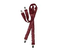 Bristol Novelty Unisex Adults Sequin Braces - Red - Red - One Size
