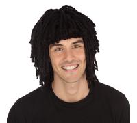 Bristol Novelty Unisex Adults Short Dreadlocks Wig / One Size Black BN904