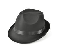 Bristol Novelty Unisex Adults Small Style Fedora Hat - Black - One Size - Black