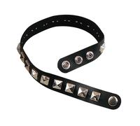 Bristol Novelty Unisex Adults Studded Choker - Black - One Size