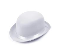 Bristol Novelty Unisex Adults White Bowler Hat - White - One Size - White