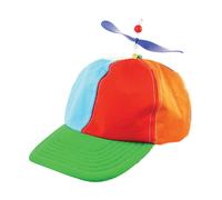 Bristol Novelty Unisex Helicopter Clown Hat - Multicoloured - One Size - Multicoloured