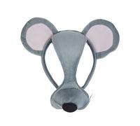 Bristol Novelty Unisex Mouse Mask On Headband With Sound (BaOne Size Grey BN616
