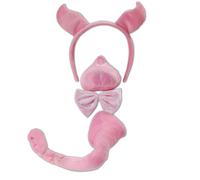 Bristol Novelty Unisex Pig Fancy Dress Accessories Set With One Size Pink BN228