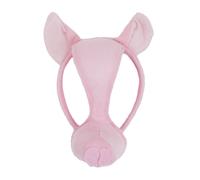 Bristol Novelty Unisex Pig Mask On Headband With Sound (BattOne Size Pink BN613