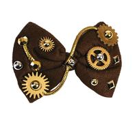 Bristol Novelty Unisex Steampunk Bow Tie - Bronze - Bronze - One Size