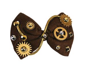 Bristol Novelty Unisex Steampunk Bow Tie - Bronze - Bronze - One Size