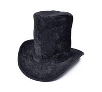 Bristol Novelty Unisex Velvet Top HatOne Size Black BN2158